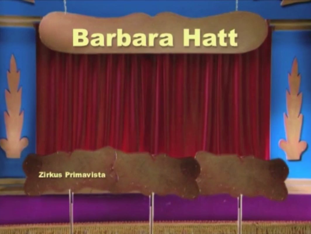 Barbara Hatt im Zirkus Primavista